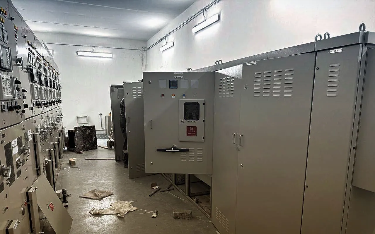 Asphalt factory — electrical installation